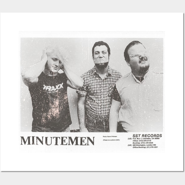 Minutemen Vintage Wall Art by Glitch LineArt